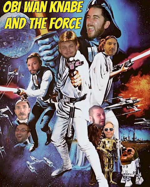 A parody Star Wars poster titled 